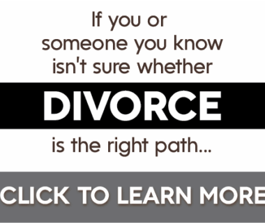 Discernment Counseling Decision about marriage divorce separation